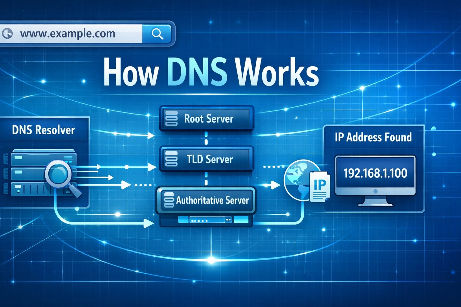 How DNS Works: Complete Beginner Explanation