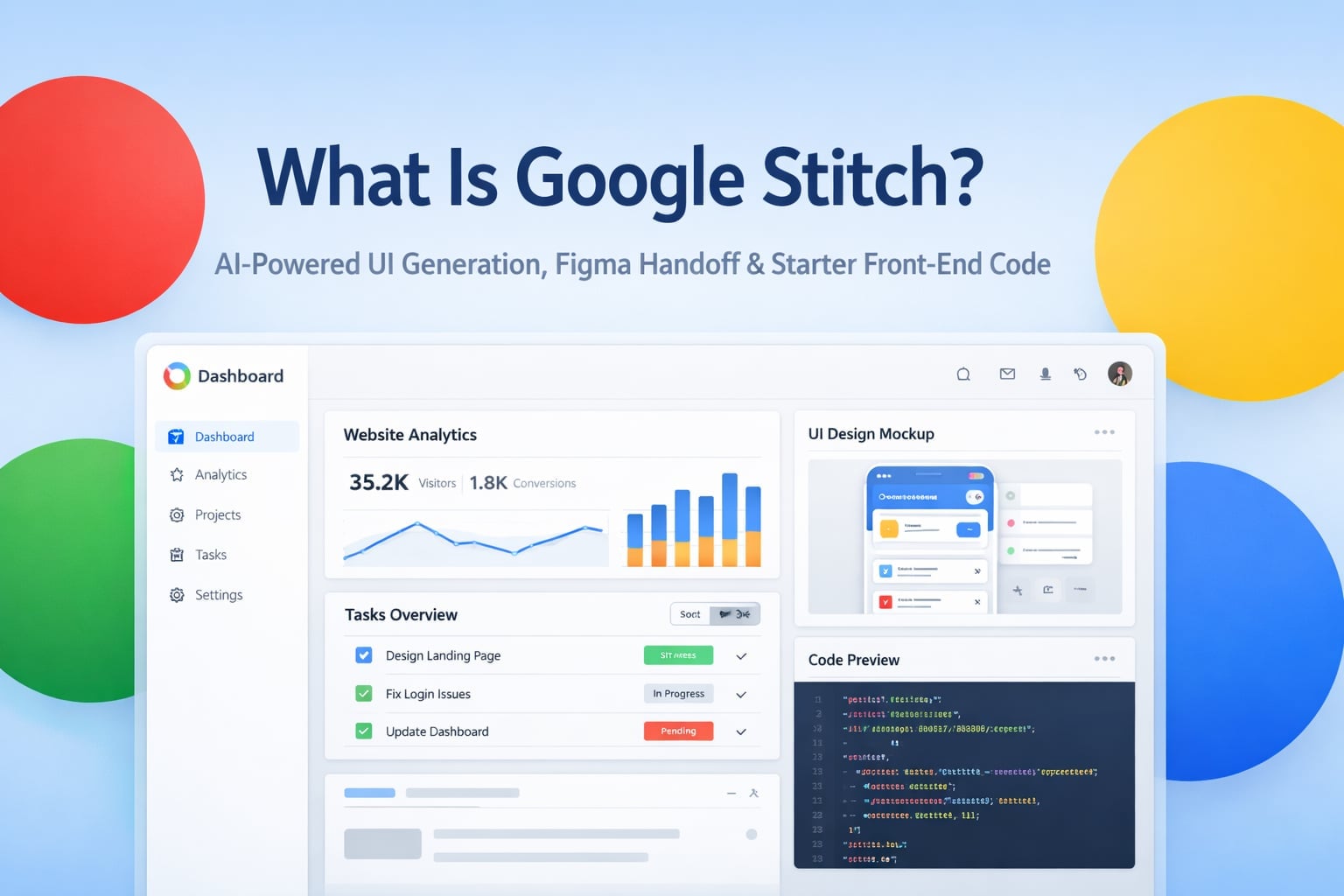 What Is Google Stitch? Guide to Google's AI UI Tool